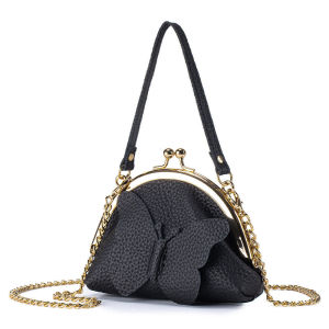 New Style European American Style Genuine Leather Chain Bag Portable Portable Style Creative Small Storage Lipstick Change and Other Personal Items