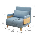 โซฟาปรับนอน โซฟาเบด  sofa bed โซฟา 1 ที่นั่ง โซฟาปรับเอนได้  มีให้เลือก 3 สี. 