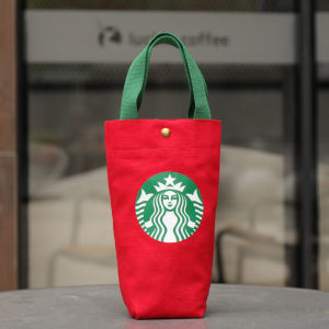 STARBUCK Coffee Handbag Reusable Pouch Tote Cup Carrier Bag Tumbler Carrier Holder-152c4c8b