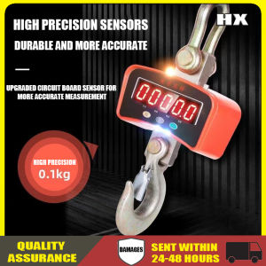 500kg Mini Industrial Crane Digital Hanging Scale Crane Scale Hook Scale with LED..