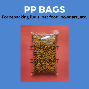 PP Bags INCHES | Flour | Pet food | Powder | Coffee beans | Cookies | Snacks | Souvenirs