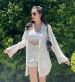 (คุณยิ่งต้องการสินค้าที่มีประสิทธิภาพ) มินิเดรสเเขนยาวผ้าชีฟอง ใส่เเล้วสไตล์เกาหลี สายคาเฟ่ห้ามพลาด ราคารวมที่สวยความสวย