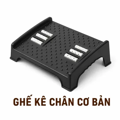 Ghế kê chân văn phòng cao cấp Ema - Thiết kế công thái học tạo tư thế ngồi chuẩn massage chân giúp tuần hoàn máu