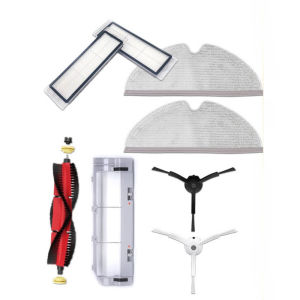 Roborock S5 S51 S55 T4 T6 Robot Vacuum Cleaner Detachable Main Brush HEPA Filters Triangle Mop Cloth Pentagon Side Brushes Mop Pad Brush Cover Replacement Parts Kit