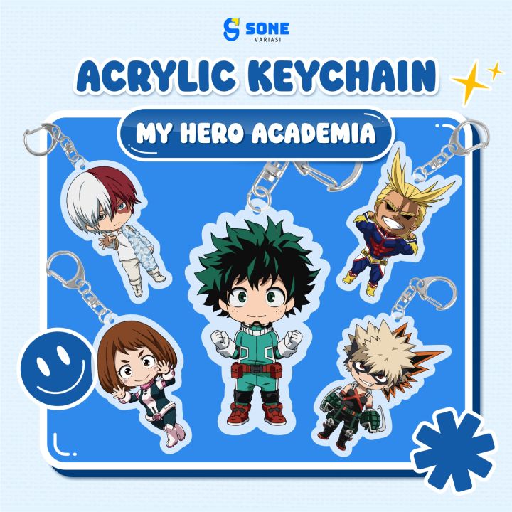 Gantungan Kunci My Hero Academia Ganci Keychain Anime