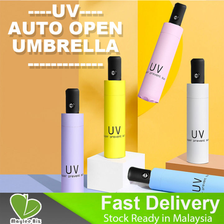 Sunscreen Frame Large Size Auto Open Dual-Use 8 Bone UV Umbrella Sun Folding Sunscreen ...