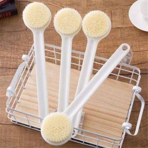 Home long handle brush shower brush scrub back soft hair shower brush no need for others to help wipe back scrub brush