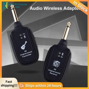 【HFM】A8 UHF Guitar Wireless System Transmitter Receiver Built-In Rechargeable Battery