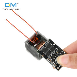 Diymore Dc 6-15V để AC 10kv-25kv ARC đánh lửa cao Mô đun điện áp Bảng điều khiển biến áp nhẹ hơn 12V Thời gian hoạt động dài nhiệt thấp 20kv biến tần AC 70W