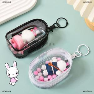 [COD] Abulaia Jewelry Organizer Transparent Storage Box Pouch Mystery Box Keychain Bag Storage Case Thicken Wallet Cute Doll Bag Organization