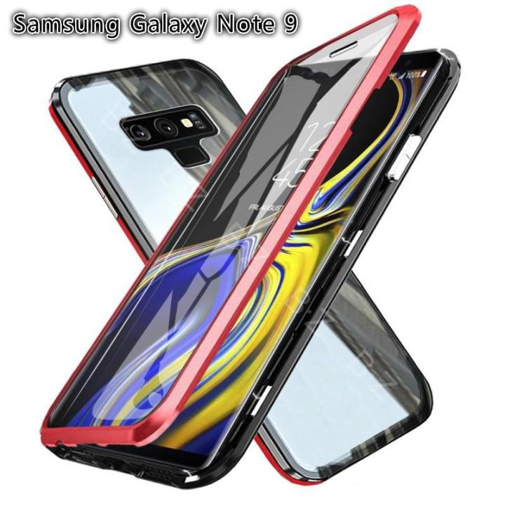 For Samsung Galaxy Note Magnetic Case 360 Front+Back double