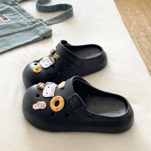 [Free Shipping] Sweet And Versatile Ins Style Everyday Commuting Slip-On EVA Clogs