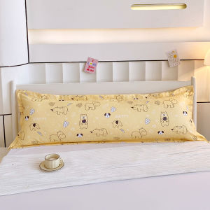 SUNLIGHT HOME Multi-pattern Long PillowcasePlaid Couple Pillow CaseBreathable Bolster CaseSimple Lengthen Pillowcase