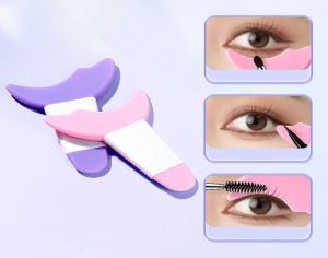 Multifunction Silicone Eyeliner Stencils Wing Tips Mascara Drawing Applicator Lipstick Wearing Aid Tool Reusable