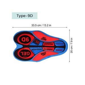 【Local delivery】 Men Shockproof Cycling Shorts 9D Gel Pad Tight Bike Briefs Black Cycling Underwear Comfortable Bicycle Underpants Cushion Shorts