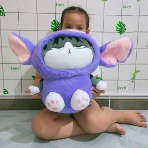 GẤU BÔNG MÈO HOÀNG THƯỢNG COSPLAY THÚ BÔNG MÈO HOÀNG ĐẾ SIÊU MỀM MỊN GẤU BÔNG LÔNG MỊN AN TOÀN CHO BÉ