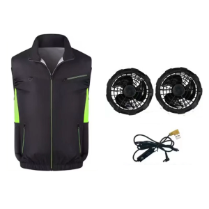 Permeable Sleeveless Air Conditioning Vests Light weight Outdoor Cooling Shirt for Extended Outdoor Use