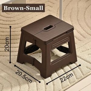 SH with Handle Folding Step Stool Collapsible Thickened Foldable Stool Multi Purpose Lightweight Small Bench Shoe Changing