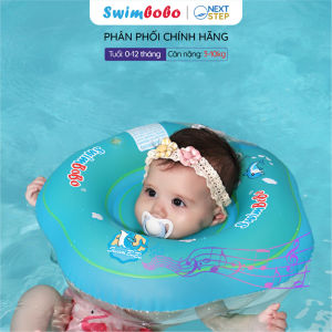 Phao bơi cổ Swimbobo cho bé sơ sinh đến 14 tháng chất liệu PVC không mùi thân thiện làn da bé