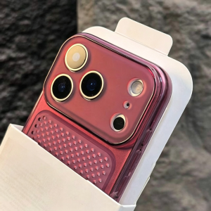 Transparent Ultra Thin Mesh Heat Dissipation Case For iPhone Air 17 16 15 Pro Max Plus Camera Protection Frosted TPU Soft Cover