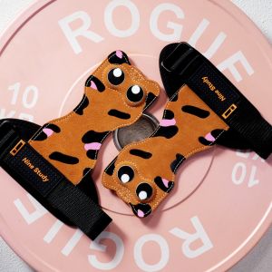 GALLOWAY 1 Pair บิ๊กอายส์ สายรัดออกกำลังกายสำหรับแมว เครื่องหนังแท้ กันลื่น สายรัดข้อมือคิตตี้ สายรัดพยุง สัตว์น่ารักๆ สายไฟที่ตายแล้ว ยิม/ฟิตเนส