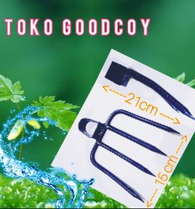 Garukan Tanah dan Rumput ( 1pc ) + Gagang Kayu ( 1pc )