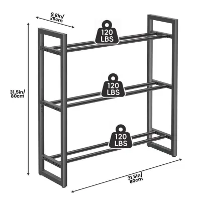 Multi Functional Dumbbell Stand Metal Sports Equipment Storage Rack Bedroom Living Room Wrought Iron Storage Rack Adjustable Width Dumbbell Storage Rack