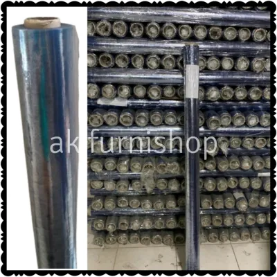 Plastik Mika Bening ROLL - Plastik Sampul Buku - Plastik Bungkus Wrapping - Plastik Taplak Meja -