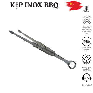 Kẹp đồ ăn kẹp gắp đồ nóng kẹp đồ nướng kẹp inox đa năng kẹp BBQ kẹp nướng thịt kẹp lật đồ