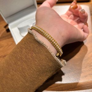 Century-old Palace Wanrong Pearl Bracelet Ancient French Noble Jewelry Kaleidoscope Pearl Bracelet Opening and Closing