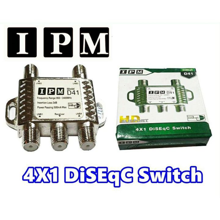 thumbnail image 2 of Pansat 4x1 DiSEqC Switch (Model 4x1W) – 6 Pack, Wideband For FTA Satellite Systems 2 of 6