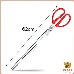Digeo Eel Clip Stainless Steel Sea Fishing Clip Multifunctional Long Handle Crab Tongs Garbage Clip