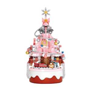 Christmas Tree Music Box DIY Buildings Toy With Festival Melodies And DIY Assembly For Holiday Homes Office Decoration