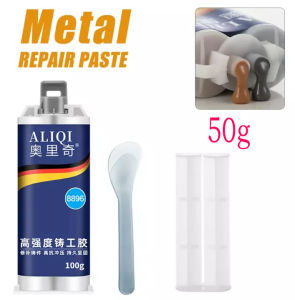 Super Strong Welding Adhesive 100g Metal Glue Industrial High Strength Bonding Sealant Weld  Seam Metal Repair Waterproof and High temperature resistant Agent Strong Casting Glue