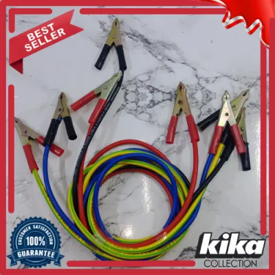 Kabel Jumper Aki Medium 200A Panjang 500cm 1 Set Jumper Aki Motor Jumper Aki Mobil