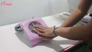 Ready Stock White 40W Electric Nail Dust Vacuum Cleaner Collector Manicure Suction Fingernail