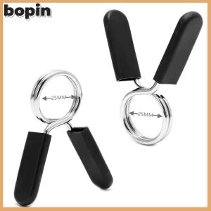 Bopin 25 28 30mm Barbell Clamp Spring Collar Clips Gym Weight Dumbbell Lock Standard Lifting Kit Barbell Lock