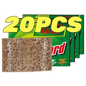 20/40/60/80/100Pcs High Quality Sticky Glue Paper for Fly and Insect Trap Catcher Strong Stickiness  High Quality Fly Trap Paper  Indoor And Outdoor Fly Sticky Board