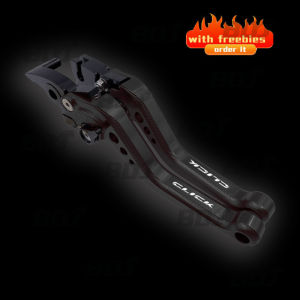 BDJ For Honda Click 125 150 160 Brake Clutch Lever Partial 3D Pattern Handle Grip Bar End Modified Adjustable 2 Pcs