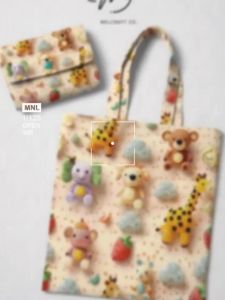 Foldable Shopping Bag with Pocket Womens Tote Bag Water Resistant