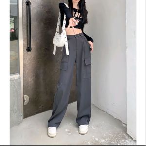 CELANA CARGO HIGHWAIST PREMIUM JUMBO /KULOT KARGO PANTS PANJANG KATUN PREMIUM