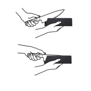 Joldhans มีดทำครัวปลอกมีดเชฟ Santoku ซูชิซาซิมิเครื่องมือหั่น