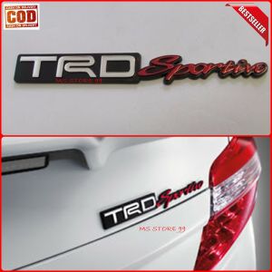 Emblem TRD SPORTIVO Timbul Ukuran16 x 2cm Bukan Bahan Stiker Biasa BB