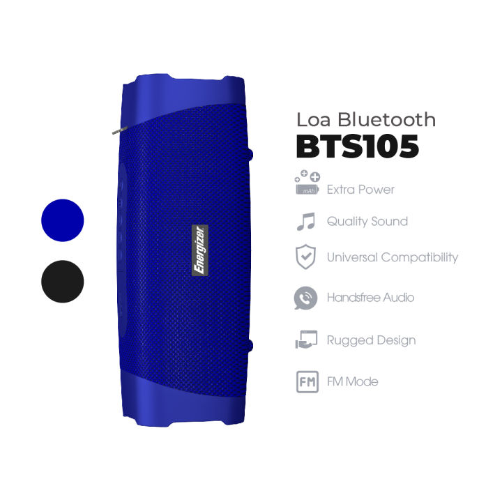Loa Bluetooth di động Energizer BTS105 - Hàng chính hãng
