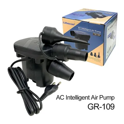Electric automatic compressor pump Lebecom Air Pump GR-109 for inflating air mattresses balls and Boats 3 adapters 220v From the mains
