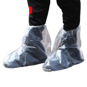 25 Pairs Shoe Covers Thin Plastic Water Resistant Shoe Protectors Boot Sleeves For Rainy Day Housekeeping