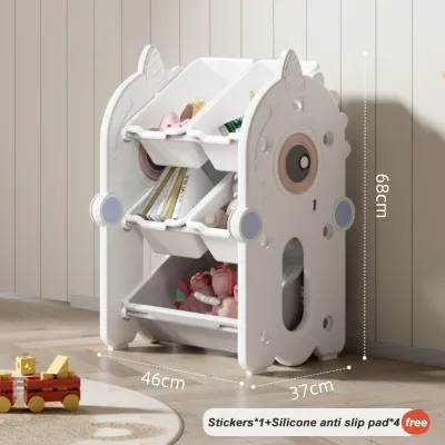 Childrens Storage Rack Large Capacity Babys Toy Storage Cabinet Bookshelf Toys Drawers Organizer