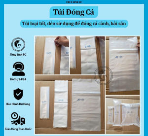 Túi đóng cá guppy betta thuỷ sinh kích thước 8x31cm