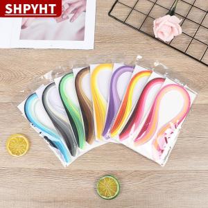 [COD] SHPYHT TOY 100Pcs/set Paper Quilling Strips Set 3mm 39cm Paper For Craft DIY Quilling Tool
