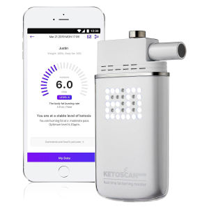 V2 KETOSCAN Mini Breath Ketone Meter Diet & Fitness Tracker | Monitor Your Fat Metabolism Level of Ketosis on Low carb Ketogenic or Any Nutrition & Fitness Program